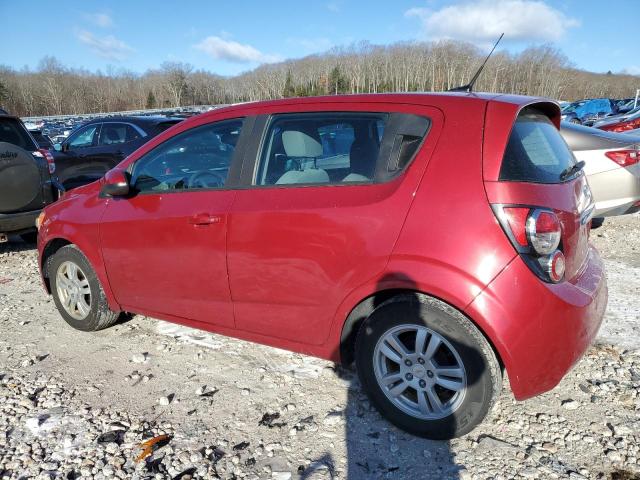  CHEVROLET SONIC 2012 Czerwony