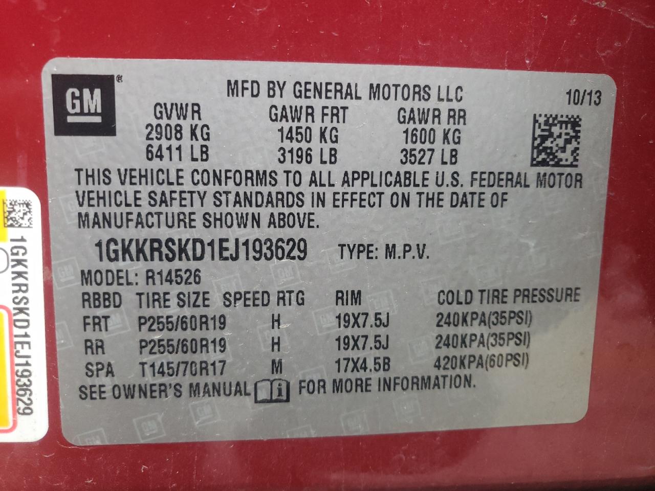 2014 GMC Acadia - Image 13