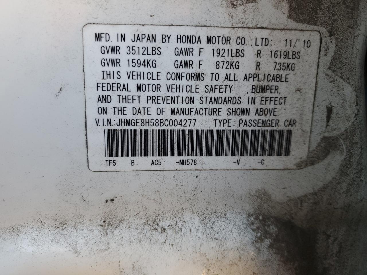 2011 Honda Fit - Image 12