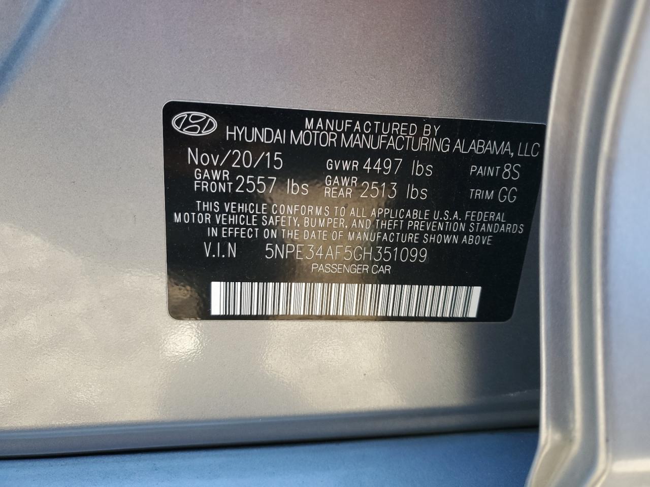 2016 Hyundai Sonata - Image 15