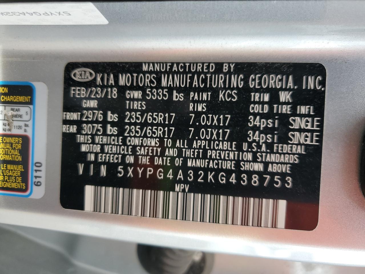 2019 Kia Sorento - Image 13