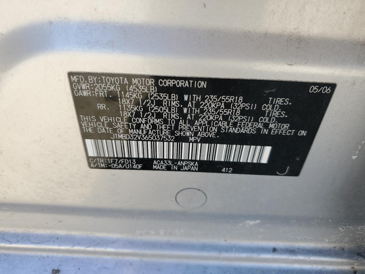2006 Toyota RAV 4 - Image 13