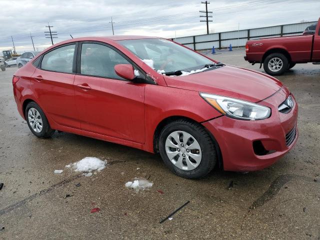 HYUNDAI ACCENT 2017 Красный