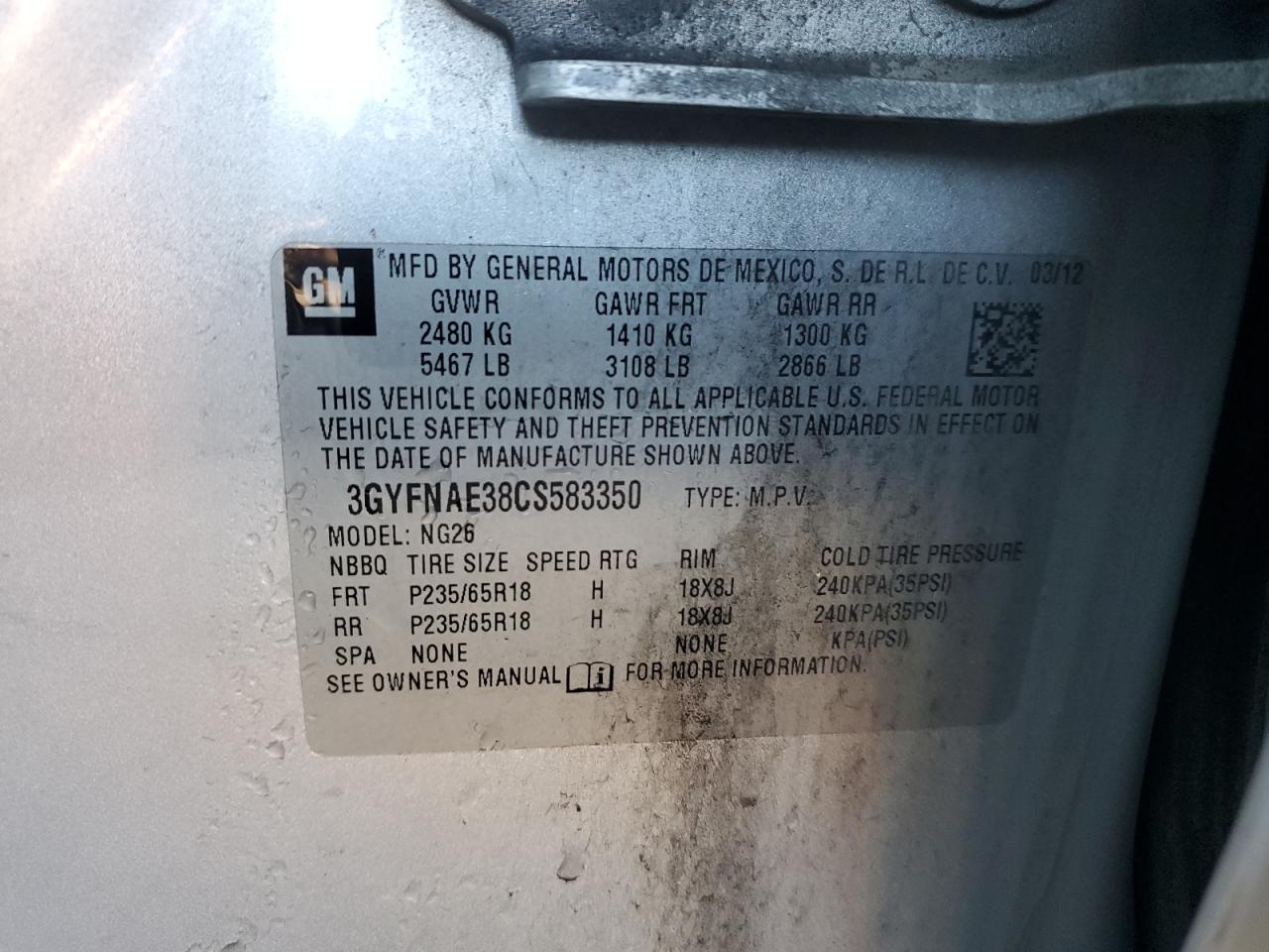 2012 Cadillac SRX - Image 14