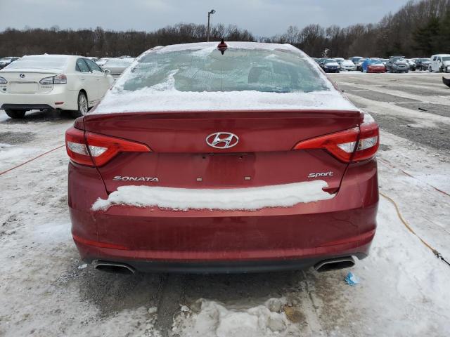  HYUNDAI SONATA 2015 Red