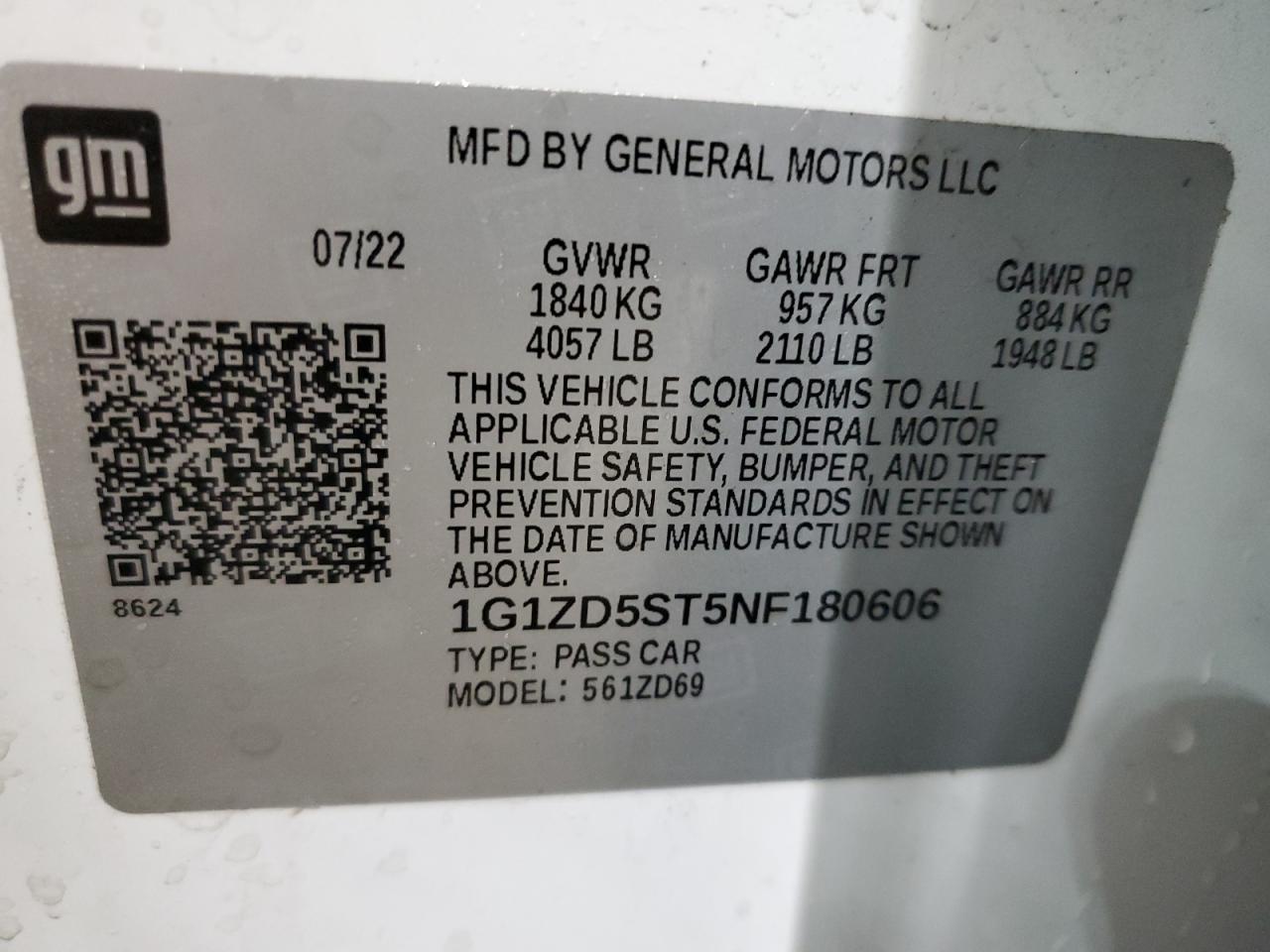 2022 Chevrolet Malibu - Image 12