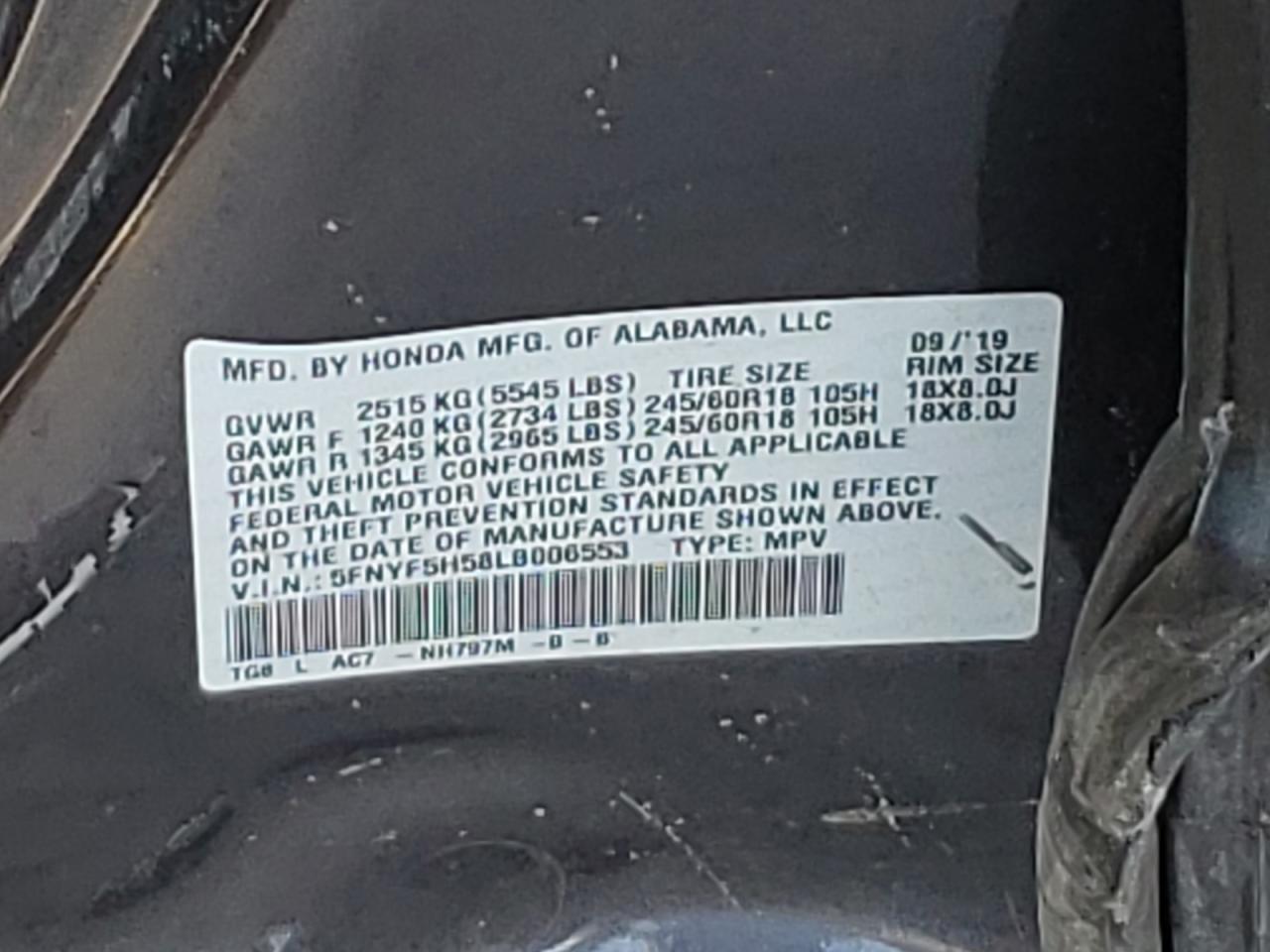 2020 Honda Pilot - Image 13