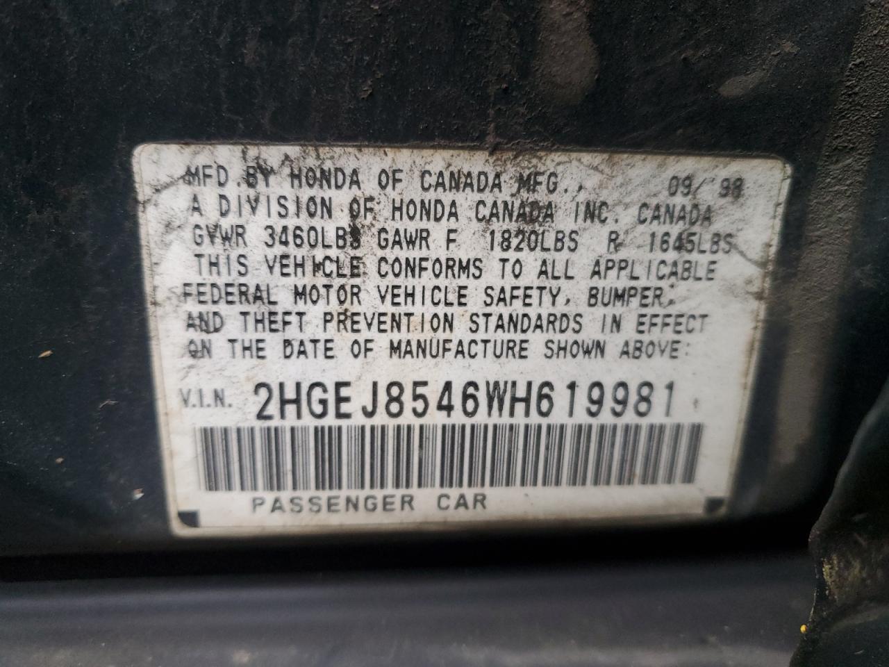 1998 Honda Civic - Image 15