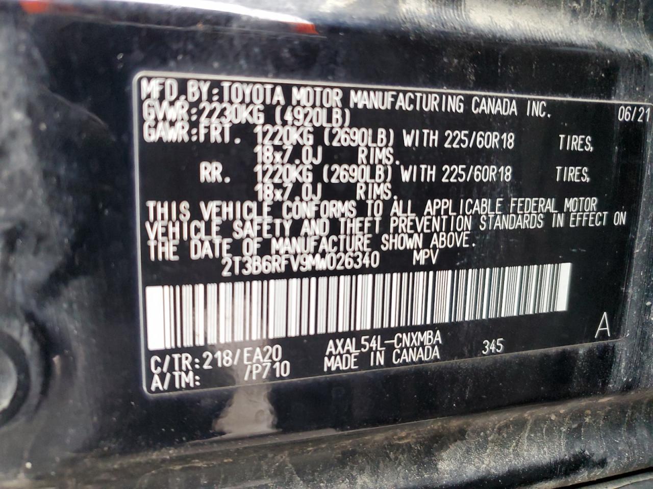 2021 Toyota RAV 4 - Image 13