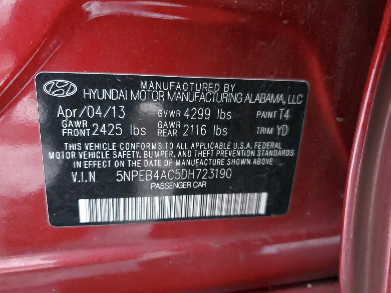 2013 Hyundai Sonata - Image 15