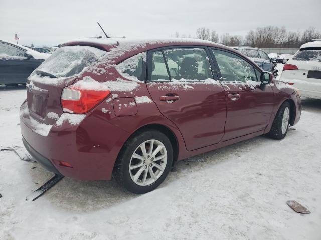  SUBARU IMPREZA 2012 Бургунди