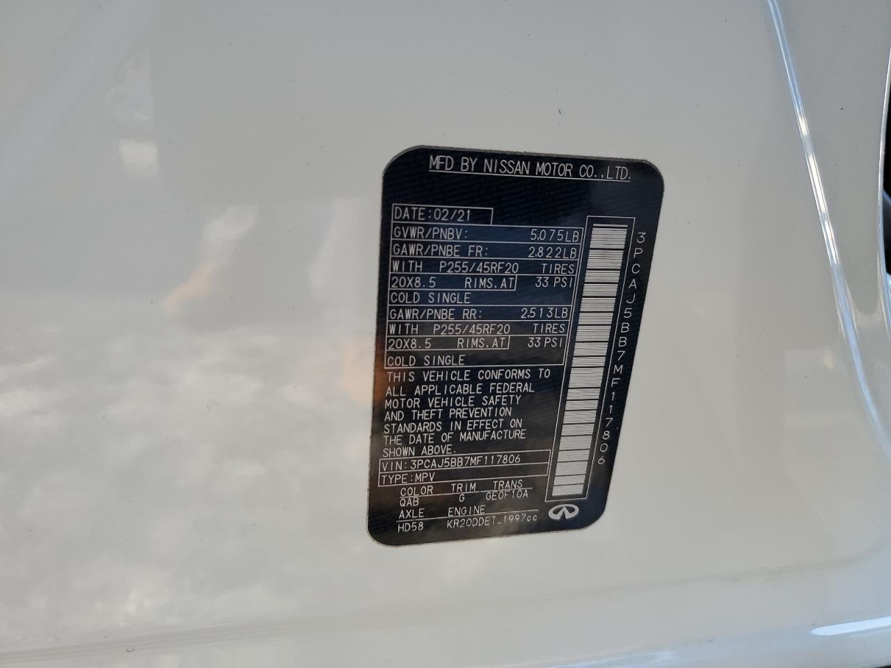 2021 Infiniti QX50 - Image 13