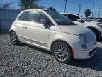 2012 Fiat 500 Lounge en Venta en Riverview, FL - Water/Flood