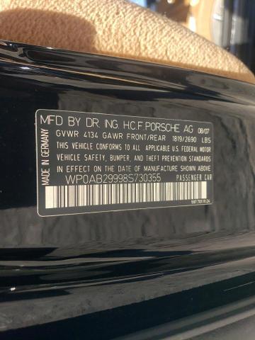 2008 PORSCHE 911 CARRERA S  