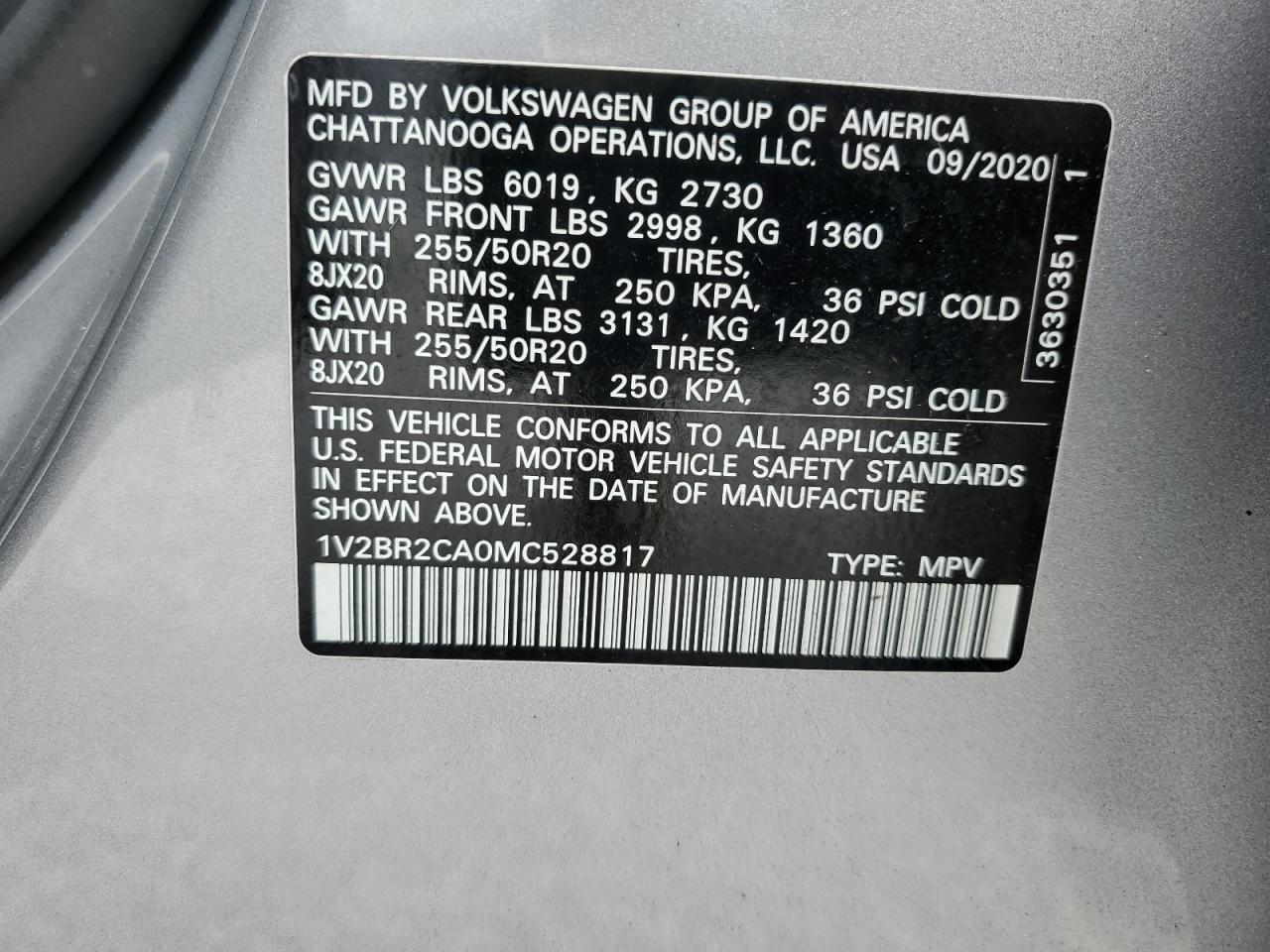 2021 Volkswagen Atlas - Image 14