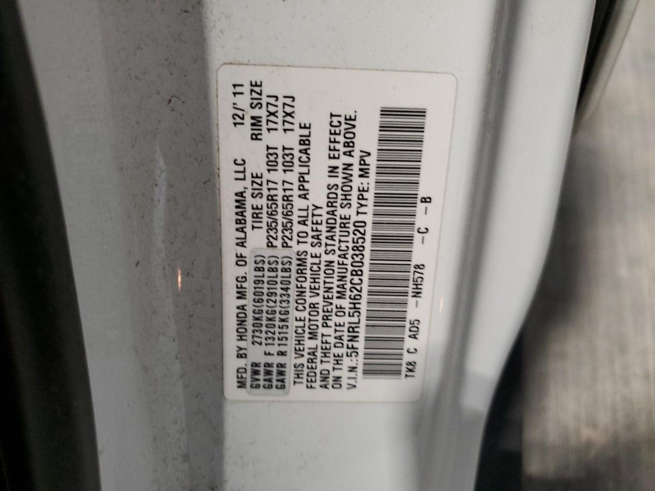 2012 Honda Odyssey - Image 15