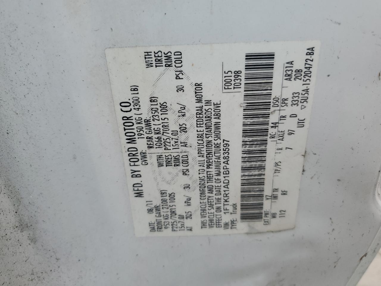 2011 Ford Ranger - Image 12