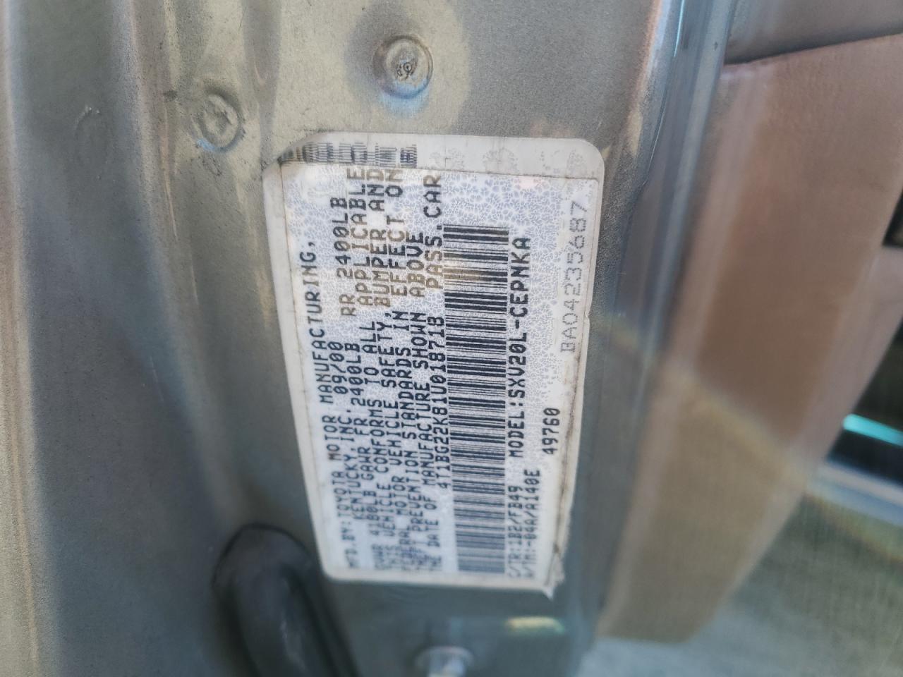 2001 Toyota Camry - Image 14