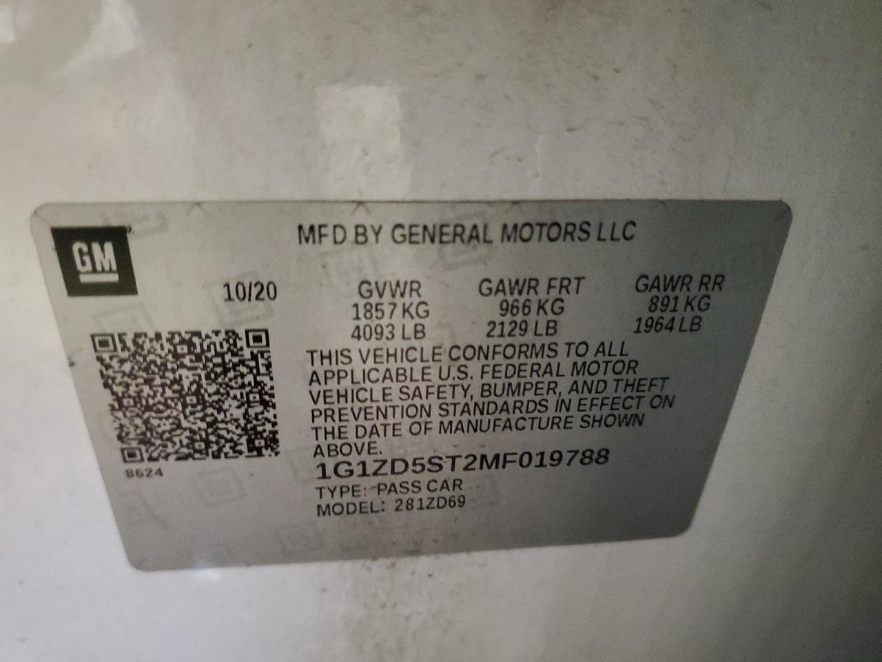 2021 Chevrolet Malibu - Image 12