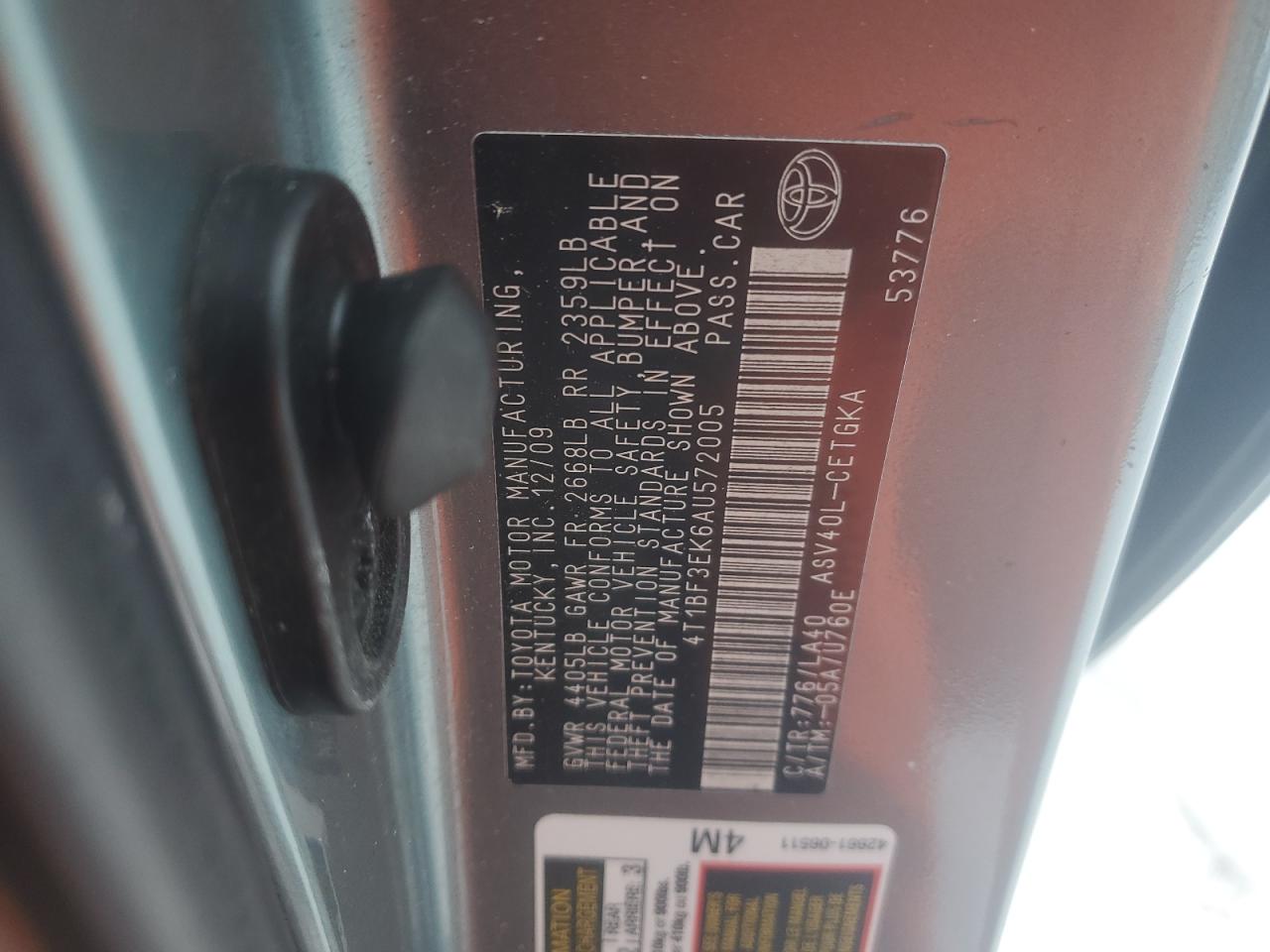 2010 Toyota Camry - Image 14