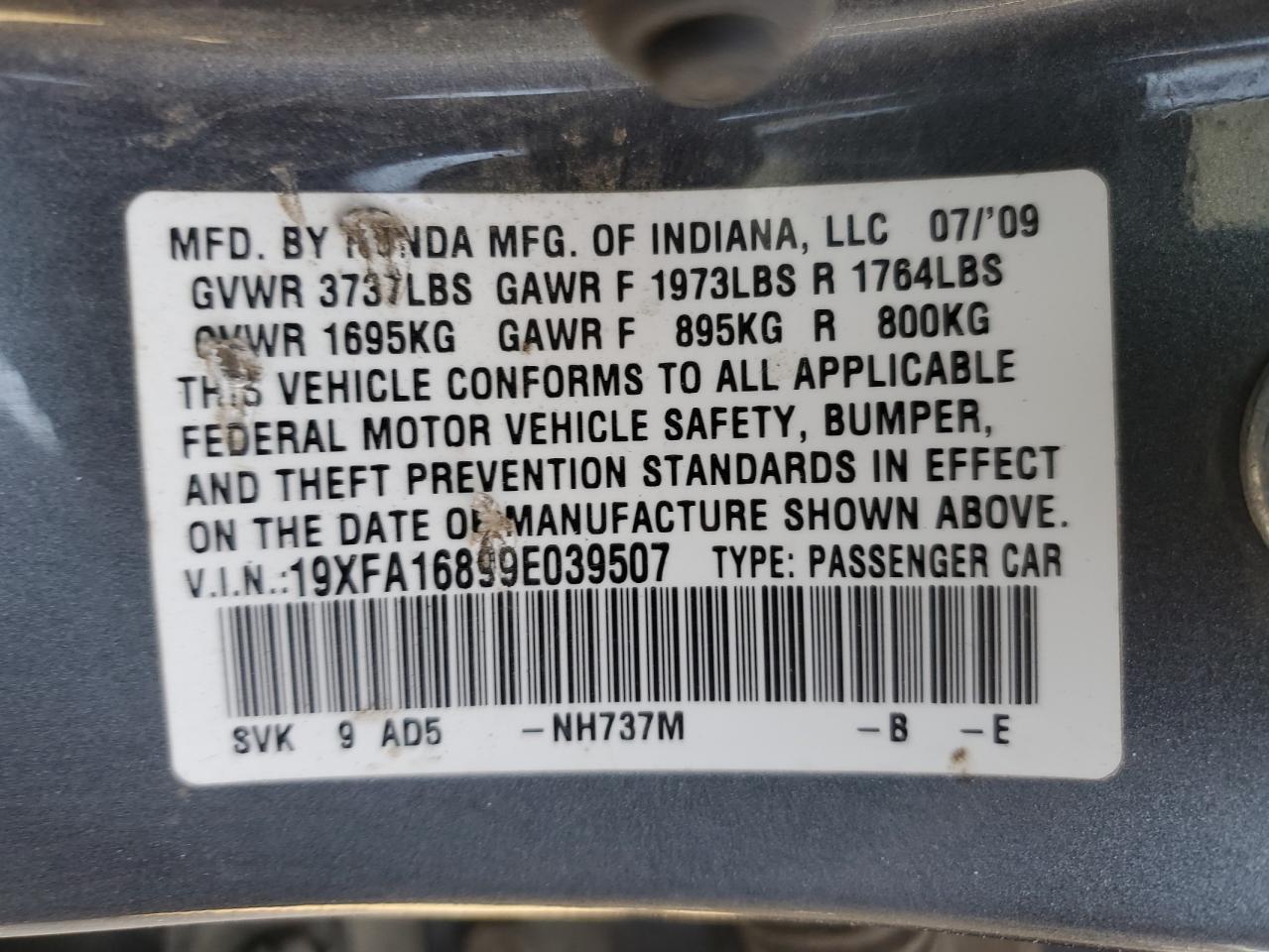 2009 Honda Civic - Image 12