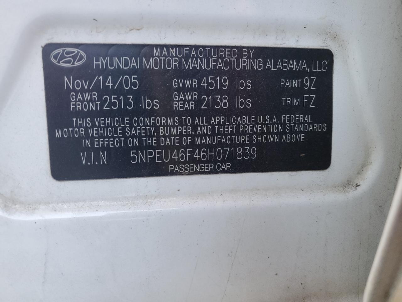 2006 Hyundai Sonata - Image 12