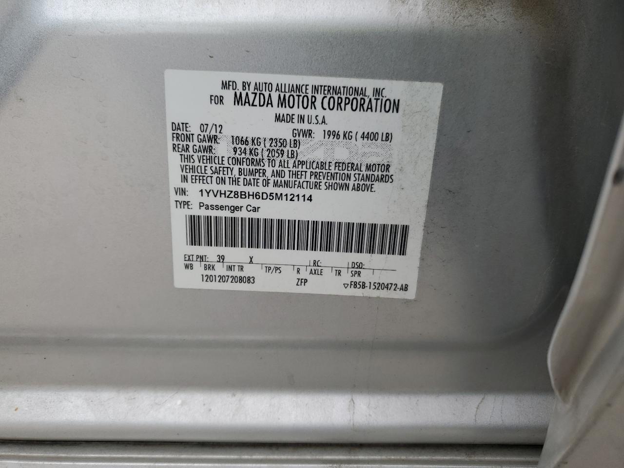 2013 Mazda 6 - Image 12