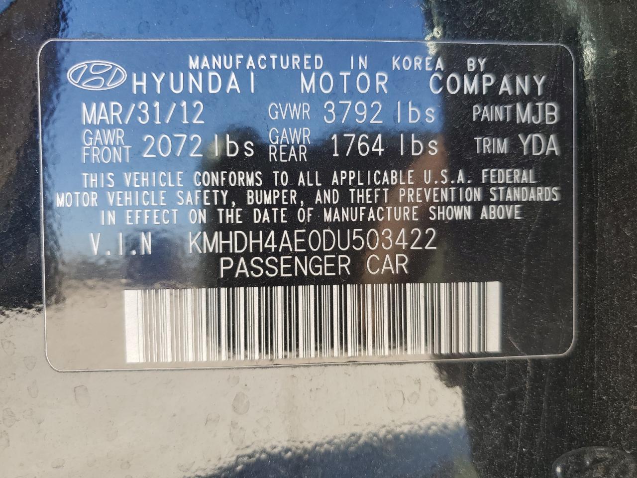 2013 Hyundai Elantra - Image 12