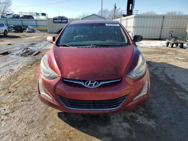  HYUNDAI ELANTRA 2014 Красный
