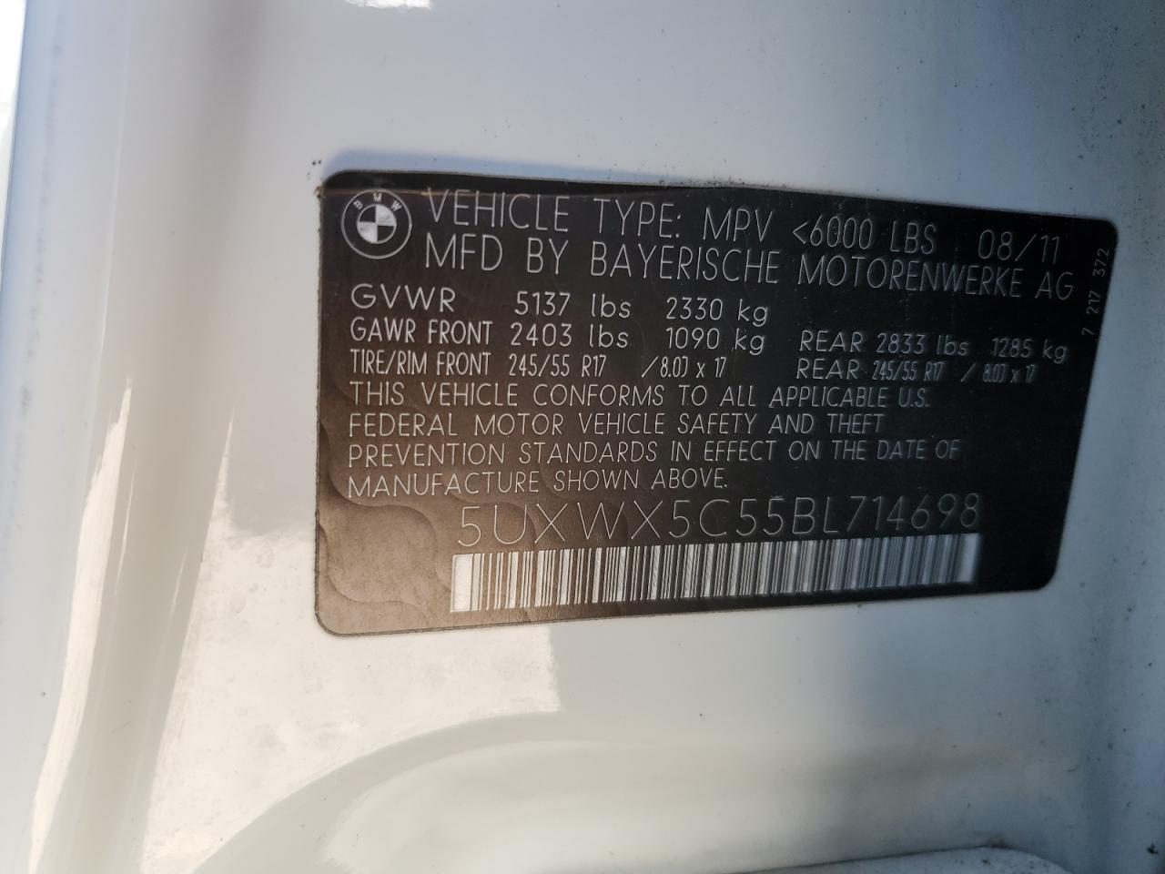 2011 BMW X3 - Image 14