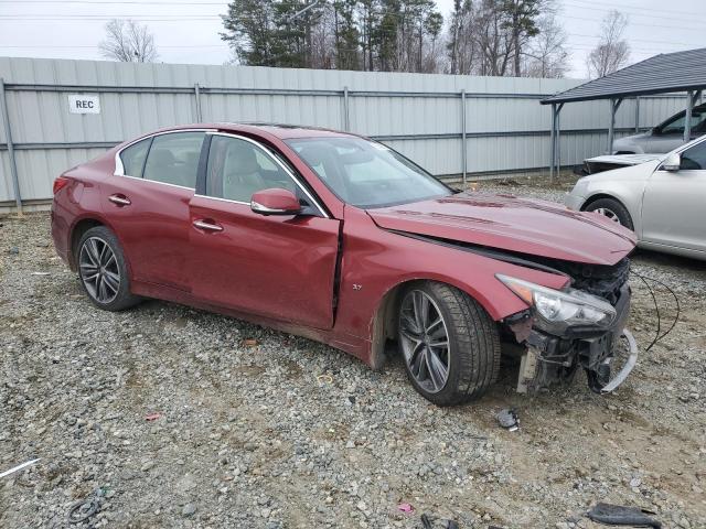 INFINITI Q50 2014 Червоний