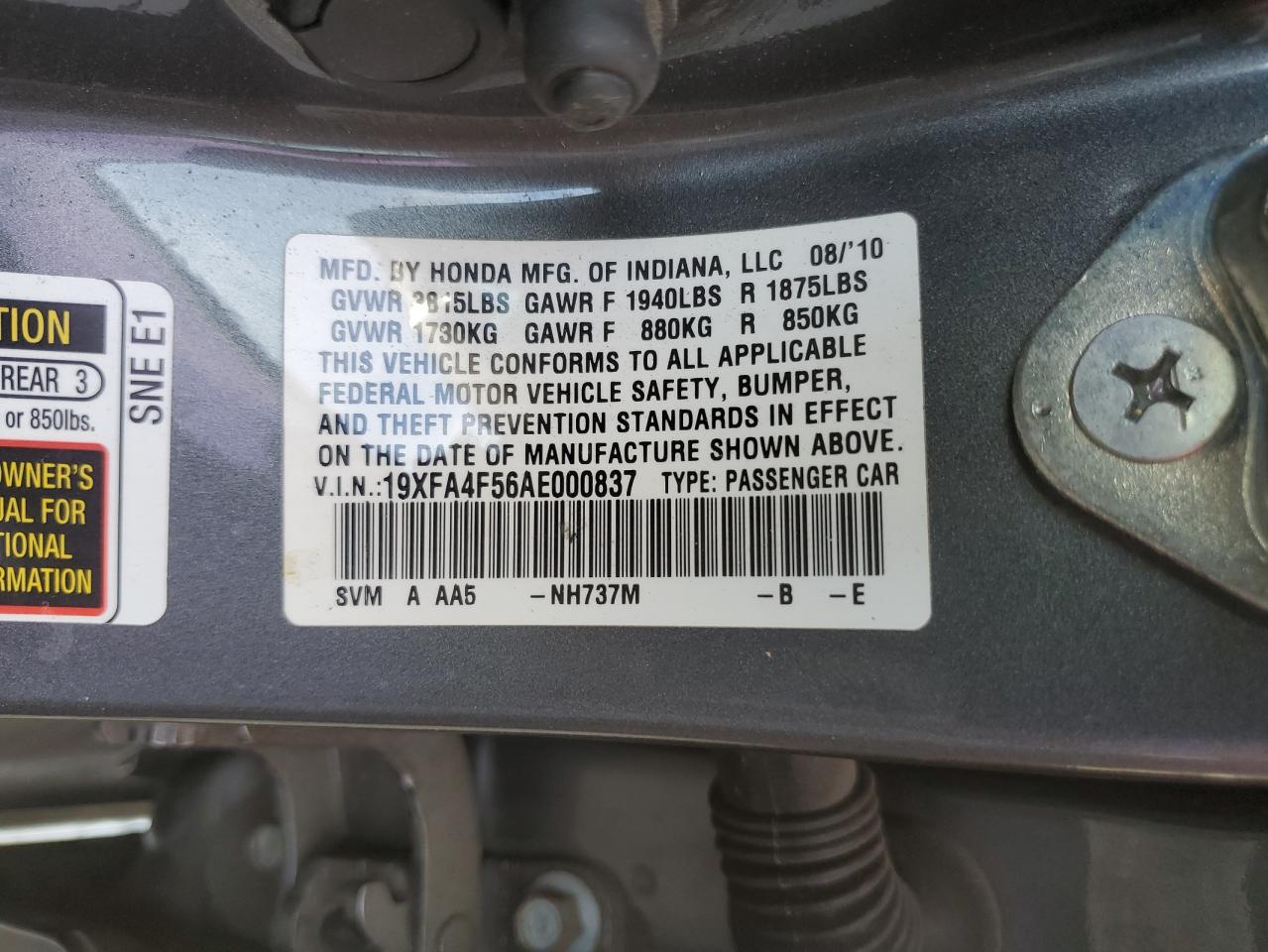 2010 Honda Civic - Image 12