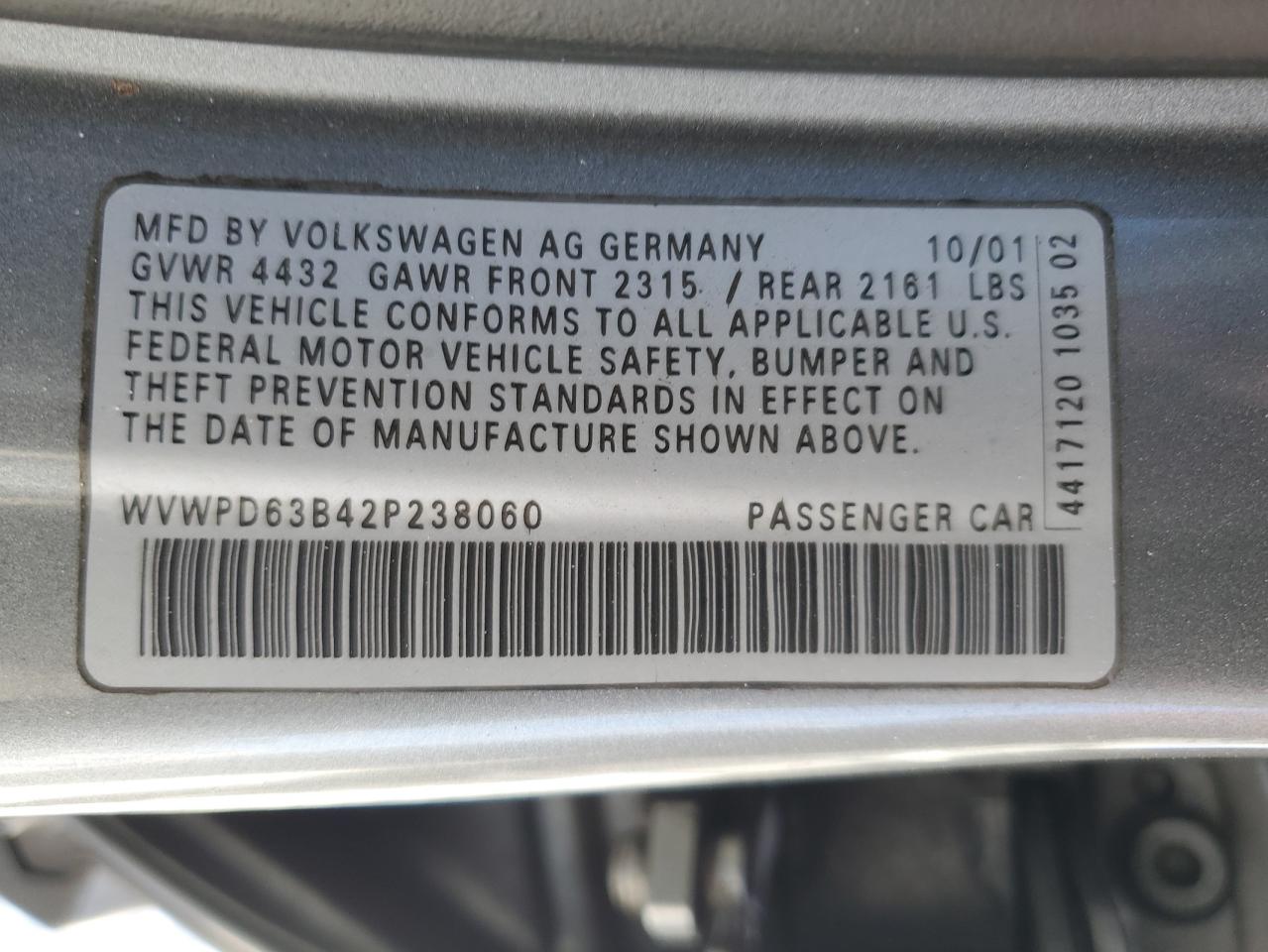 2002 Volkswagen Passat - Image 14