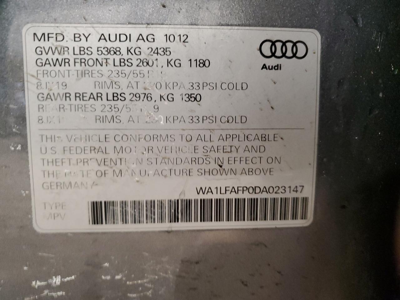 2013 Audi Q5 - Image 13