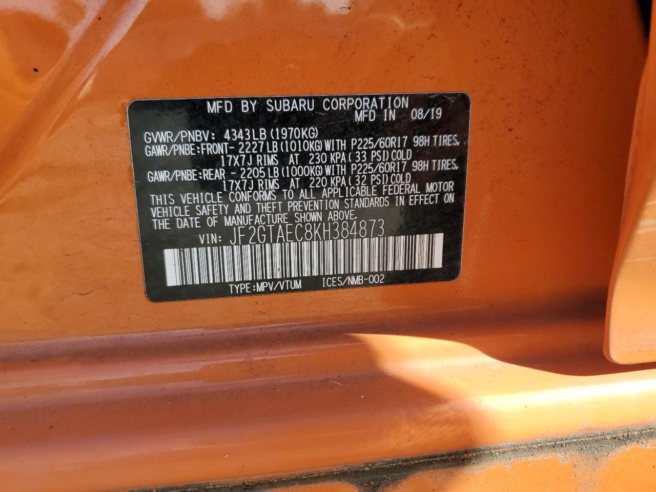 2019 Subaru XV - Image 14