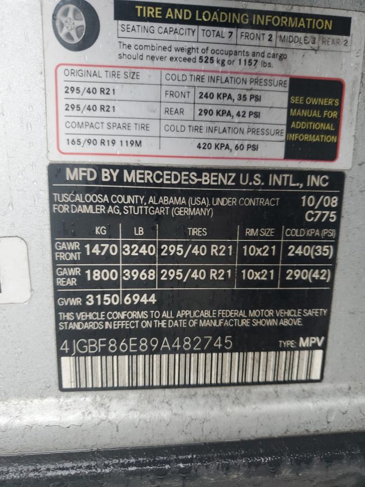 2009 Mercedes-Benz GL-klasse - Image 13