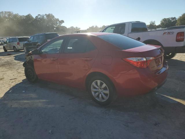  TOYOTA COROLLA 2016 Red