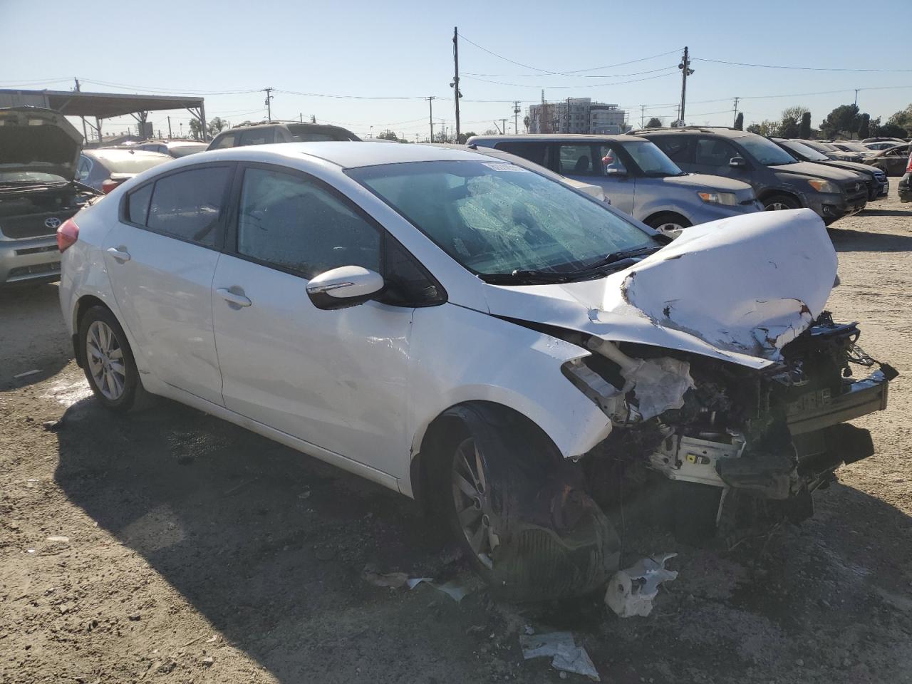 VIN KNAFX4A65E5221438 2014 KIA FORTE no.4