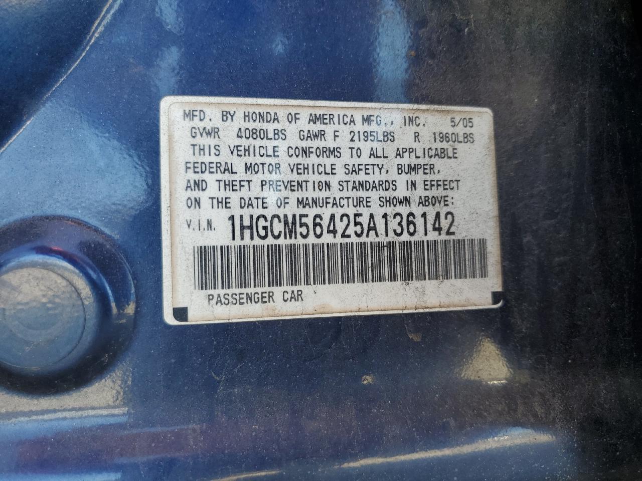 2005 Honda Accord - Image 12
