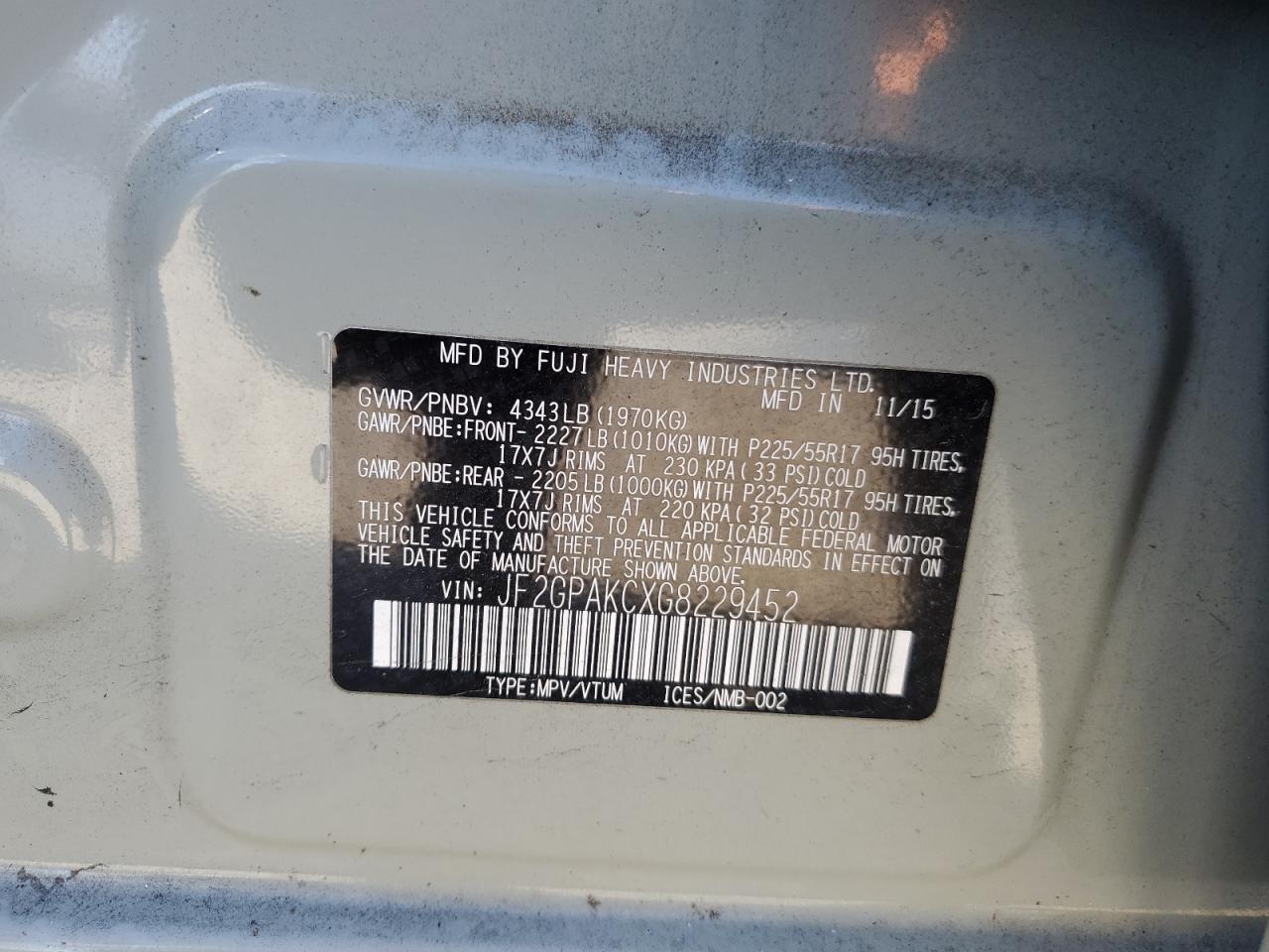 2016 Subaru XV - Image 16