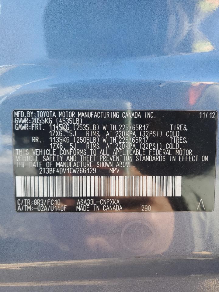 2012 Toyota RAV 4 - Image 13