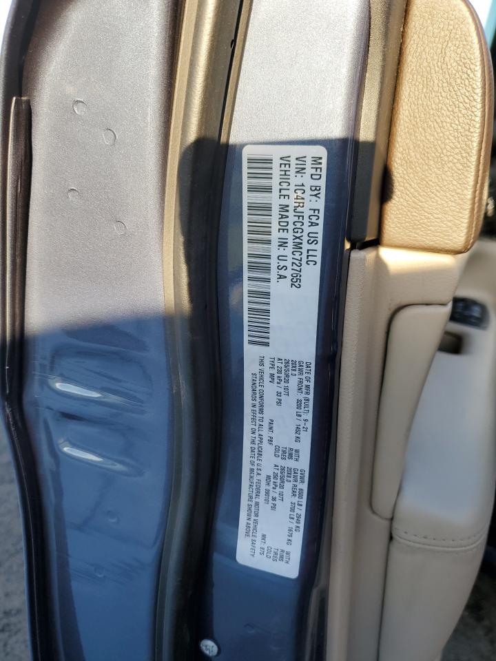 1C4RJFCGXMC727652 2021 JEEP GRAND CHEROKEE - Image 13