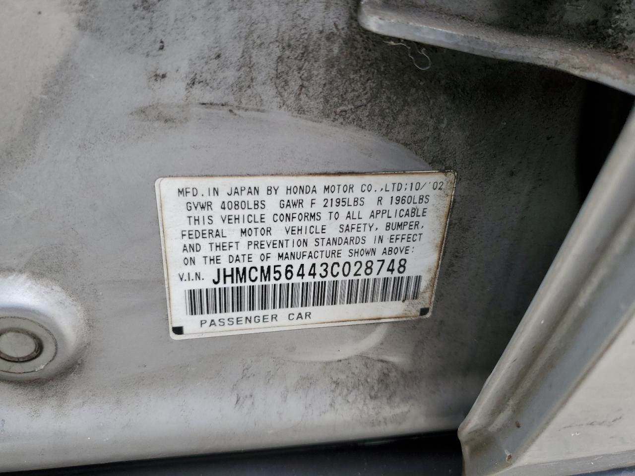 2003 Honda Accord - Image 12