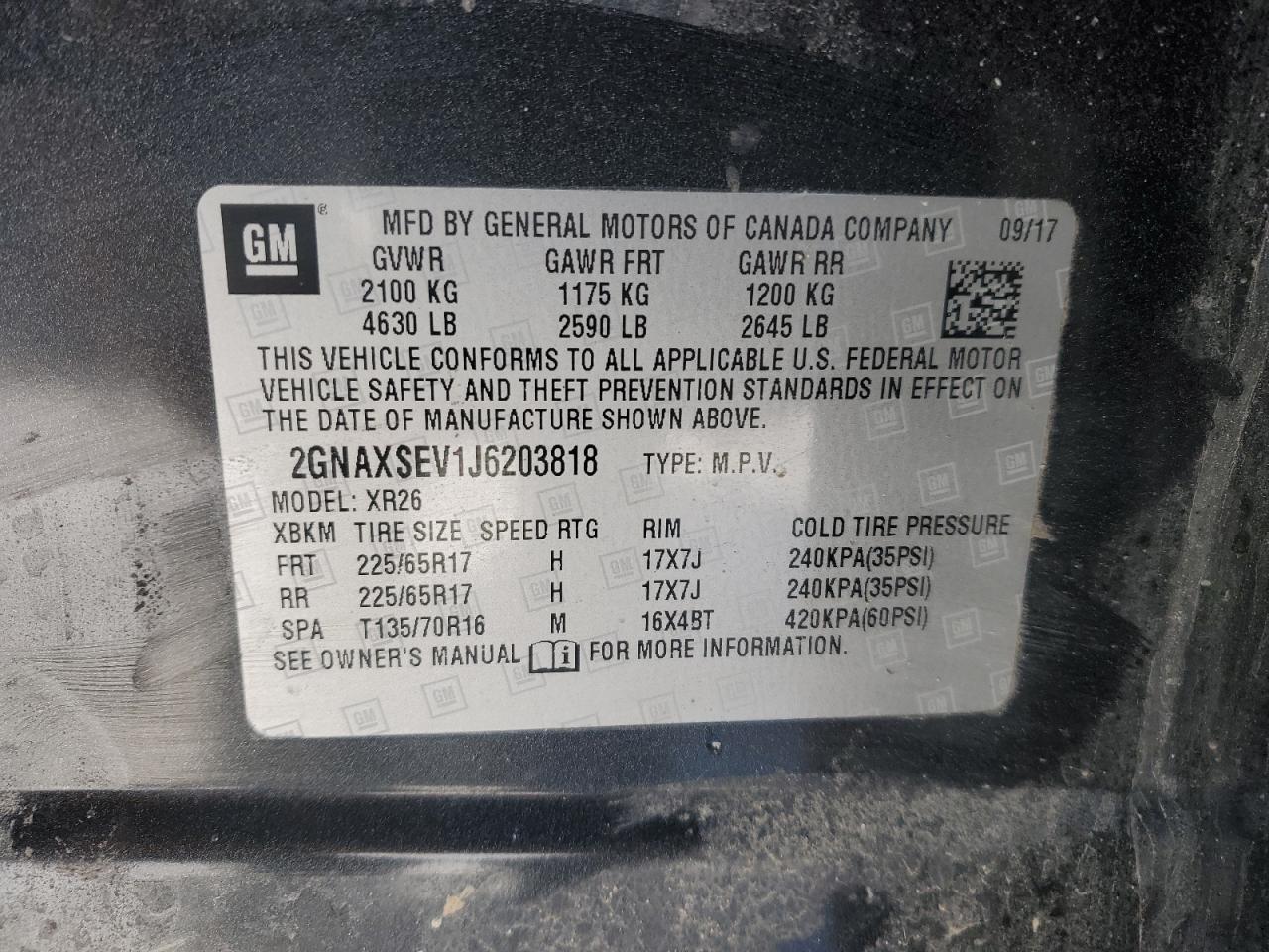 2018 Chevrolet Equinox - Image 13
