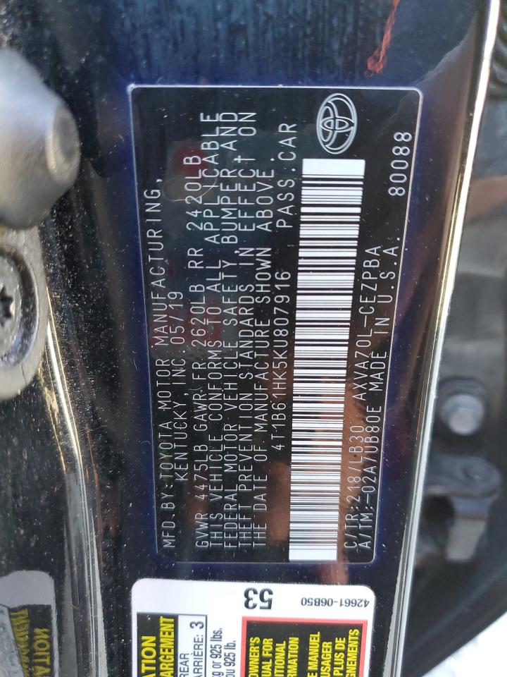 2019 Toyota Camry - Image 13