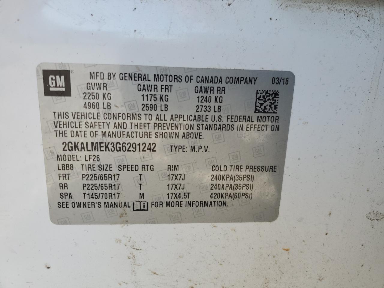 2016 GMC Terrain - Image 16