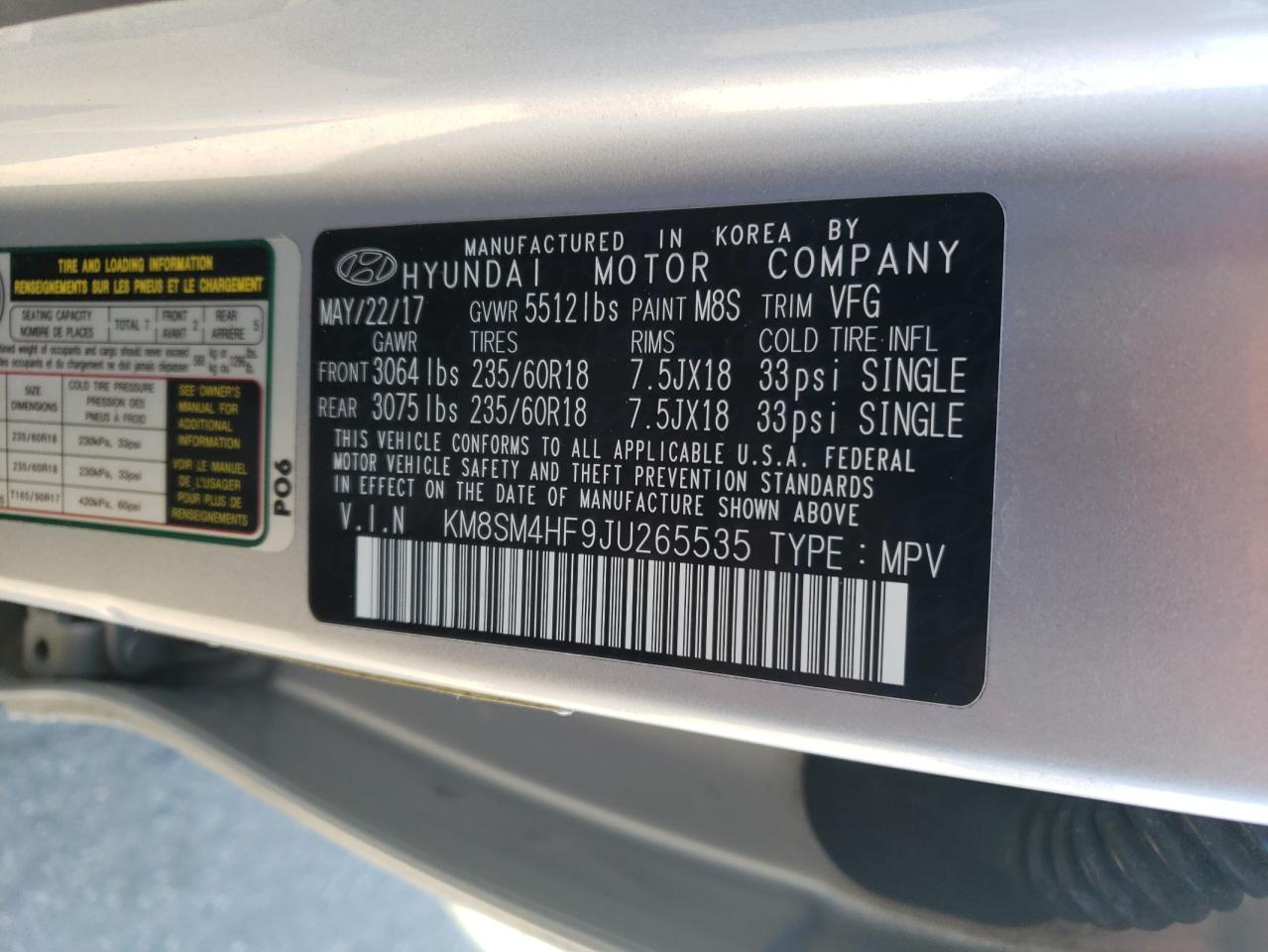 2018 Hyundai Santa Fe - Image 15