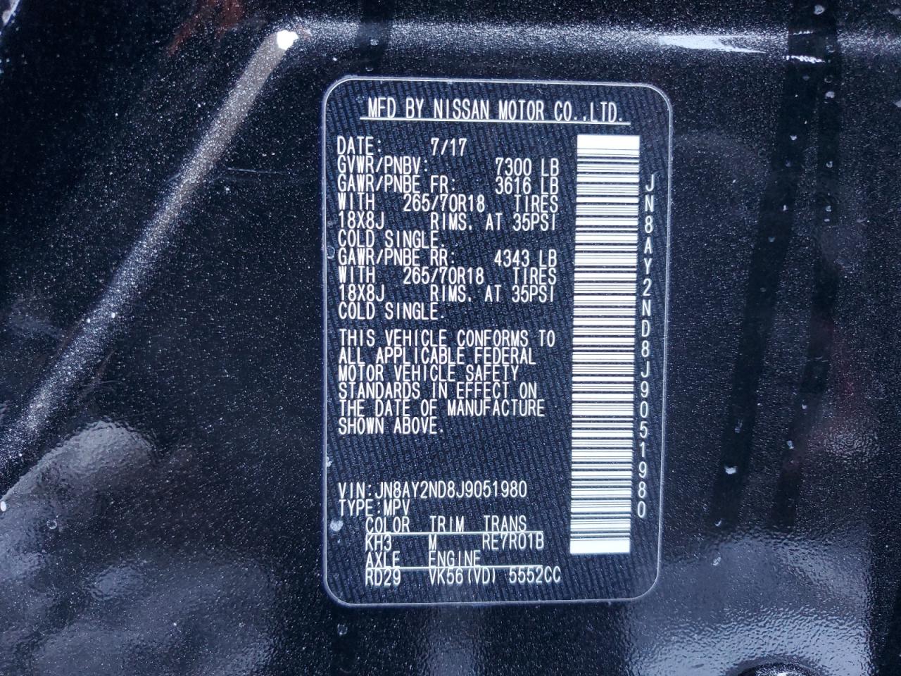 2018 Nissan Armada - Image 13