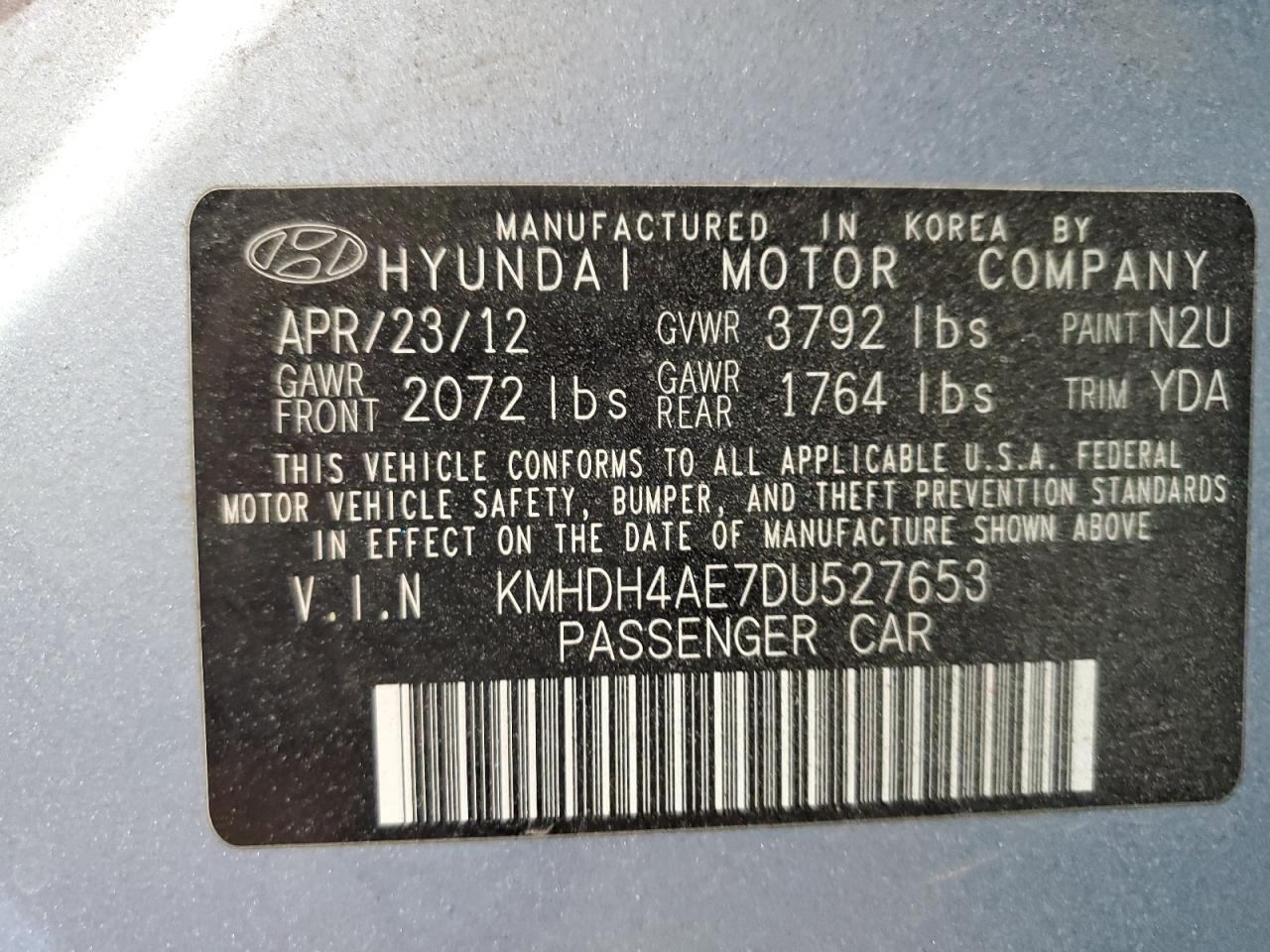 2013 Hyundai Elantra - Image 12