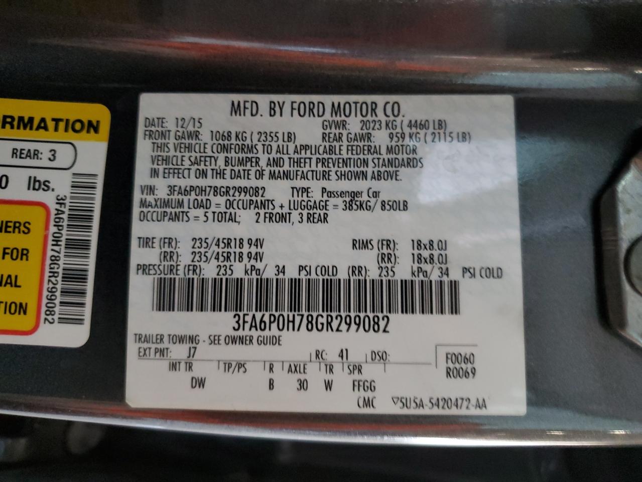 2016 Ford Fusion - Image 12